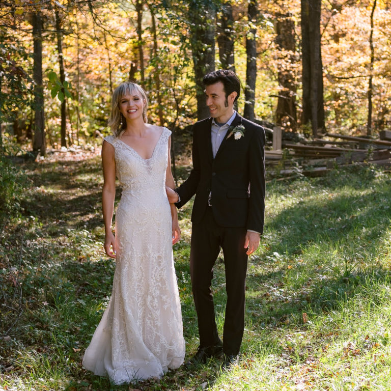 Fall outdoor wedding at The Kaaterskill